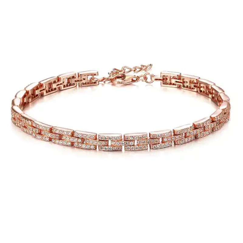 Olivie Stříbrný náramek EXCLUSIVE ROSE 8488