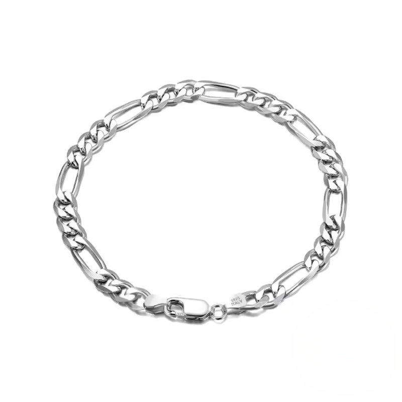 Olivie Stříbrný náramek 19cm 8507