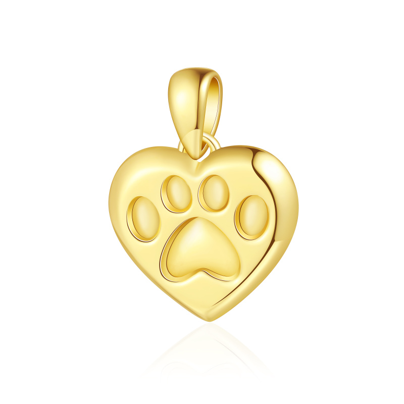 Olivie Stříbrný přívěsek TLAPKA GOLD 8607