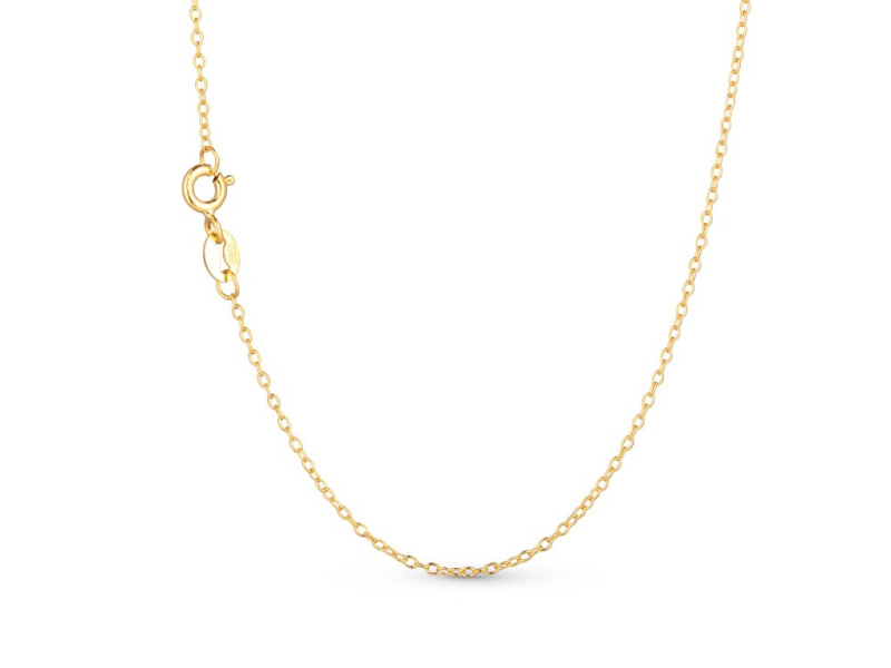 Olivie Levný 45+5cm GOLD stříbrný řetízek 4597