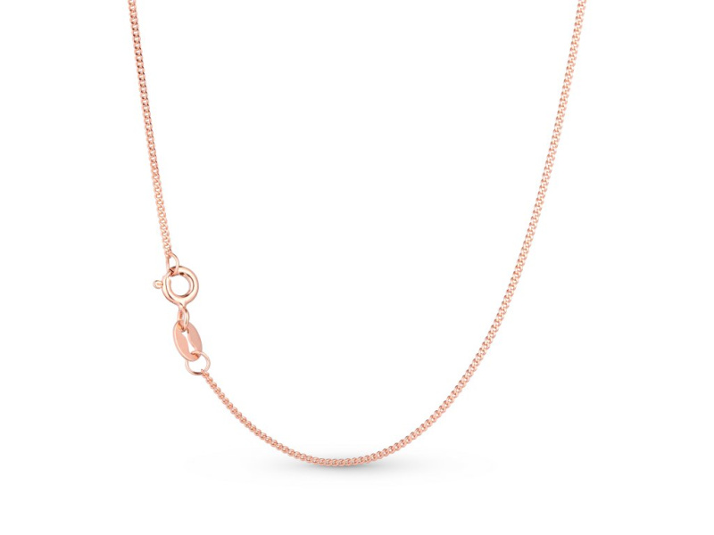 Olivie Růžový 60cm stříbrný řetízek 4611
