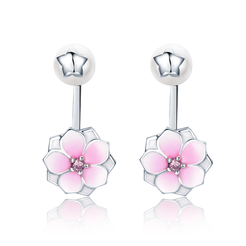 Olivie Stříbrné náušnice SAKURA 2928