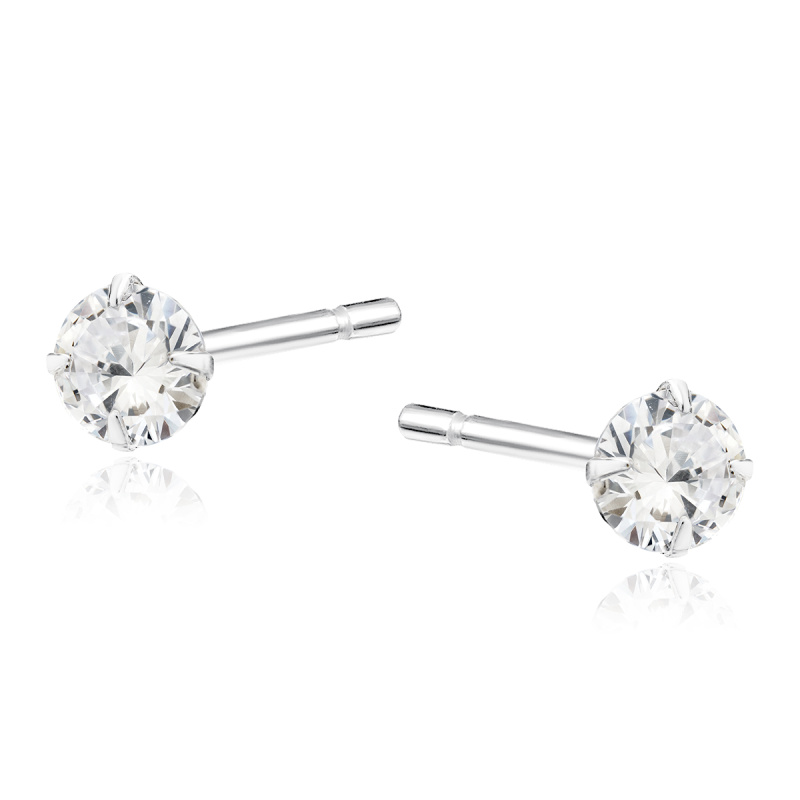 Olivie Stříbrné náušnice 4mm SEN 3308