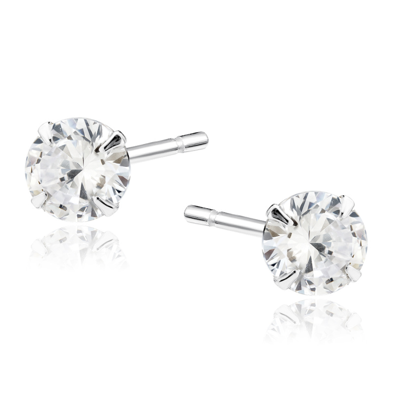 Olivie Stříbrné náušnice 6mm SEN 3309