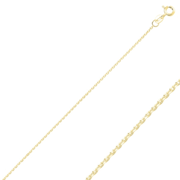 Olivie Stříbrný řetízek GOLD 50cm 2597