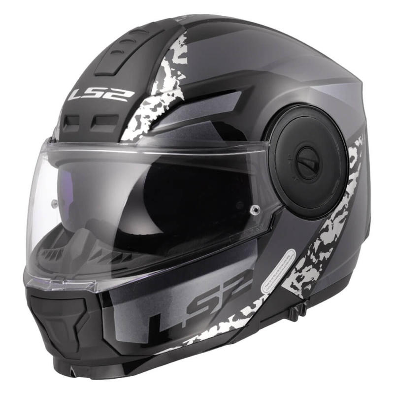 Výklopná moto přilba LS2 FF902 Scope II Oxyd Black Titanium S (55-56)