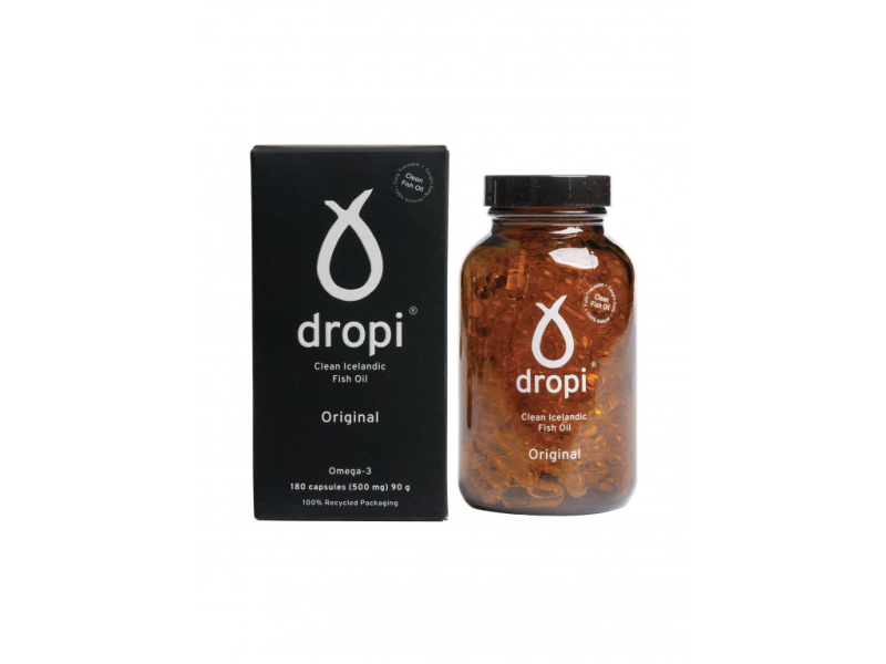Dropi Extra panenský olej z tresčích jater-original, 180 kapslí