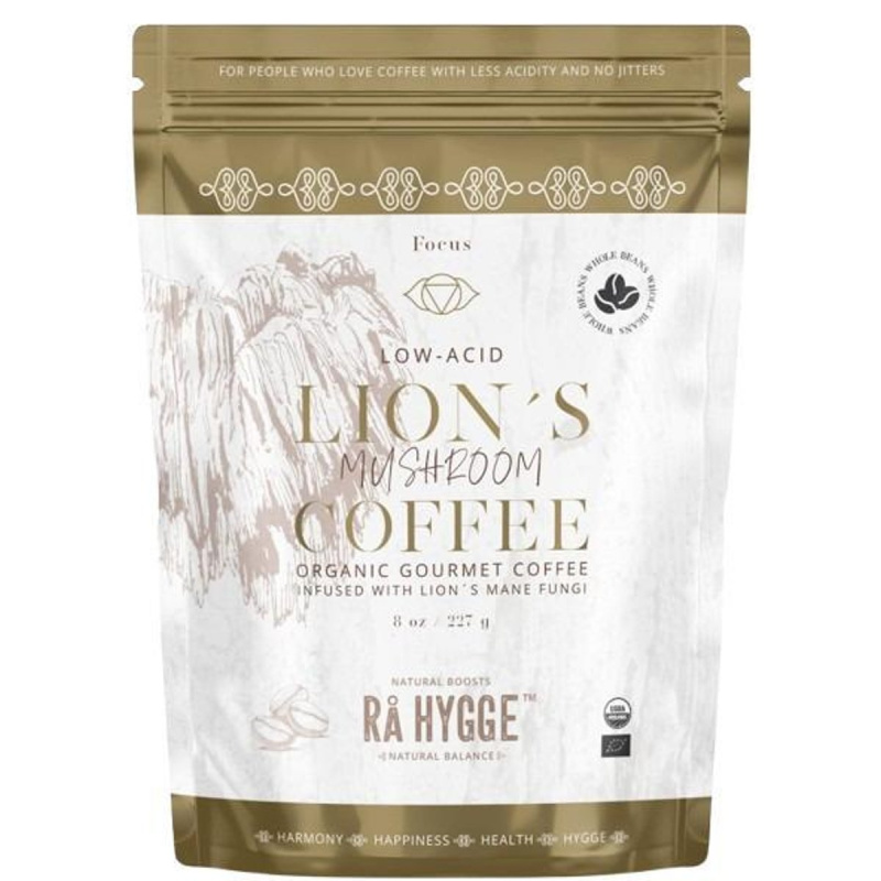 RÅ Hygge BIO Zrnková káva Peru Arabica Lion's Mane