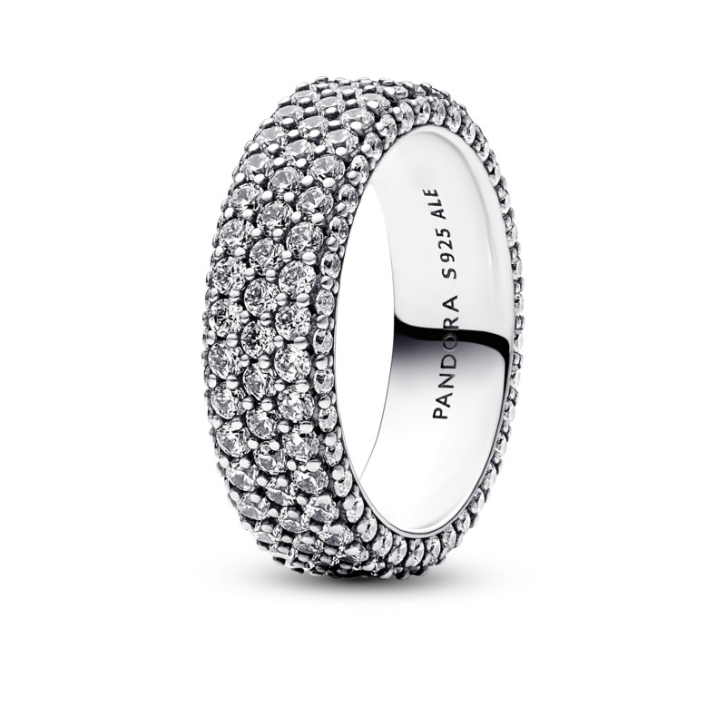 Pandora Nadčasový pavé prsten Timeless 192634C01 56 mm