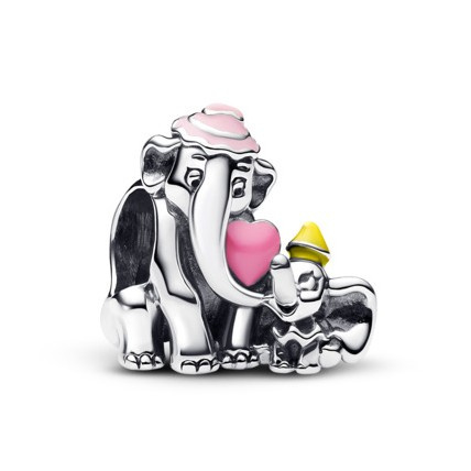 Pandora Stříbrný korálek Dumbo s maminkou Disney 793751C01