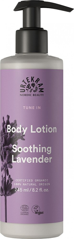 URTEKRAM Relaxační tělové mléko s levandulí BIO 245 ml
