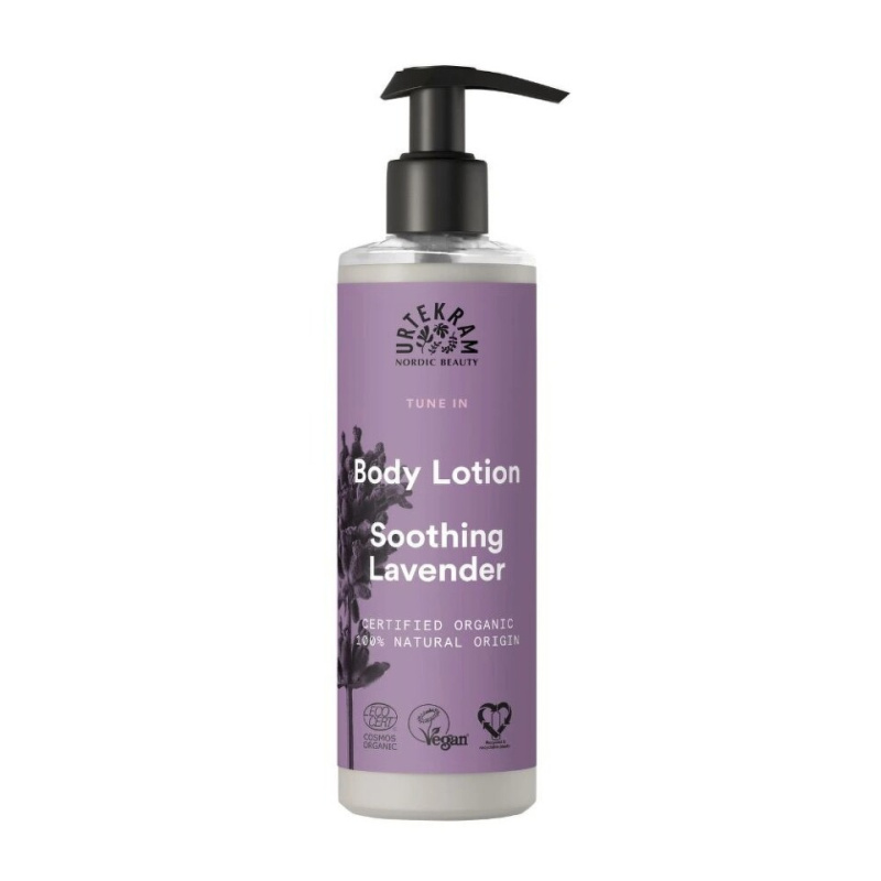 URTEKRAM Relaxační tělové mléko s levandulí BIO 245 ml