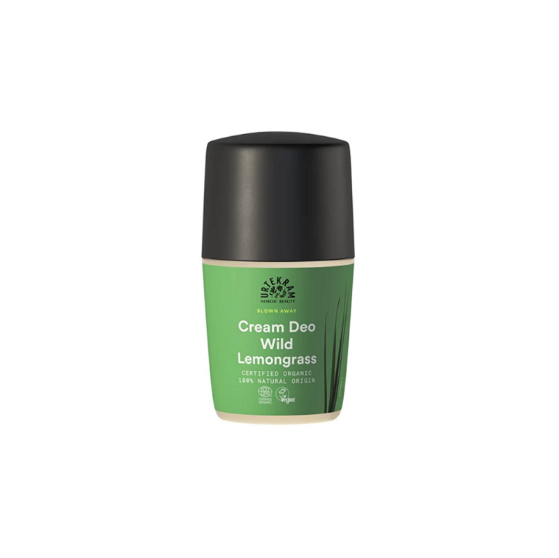 URTEKRAM Krémový deodorant roll-on s citronovou trávou BIO 50 ml