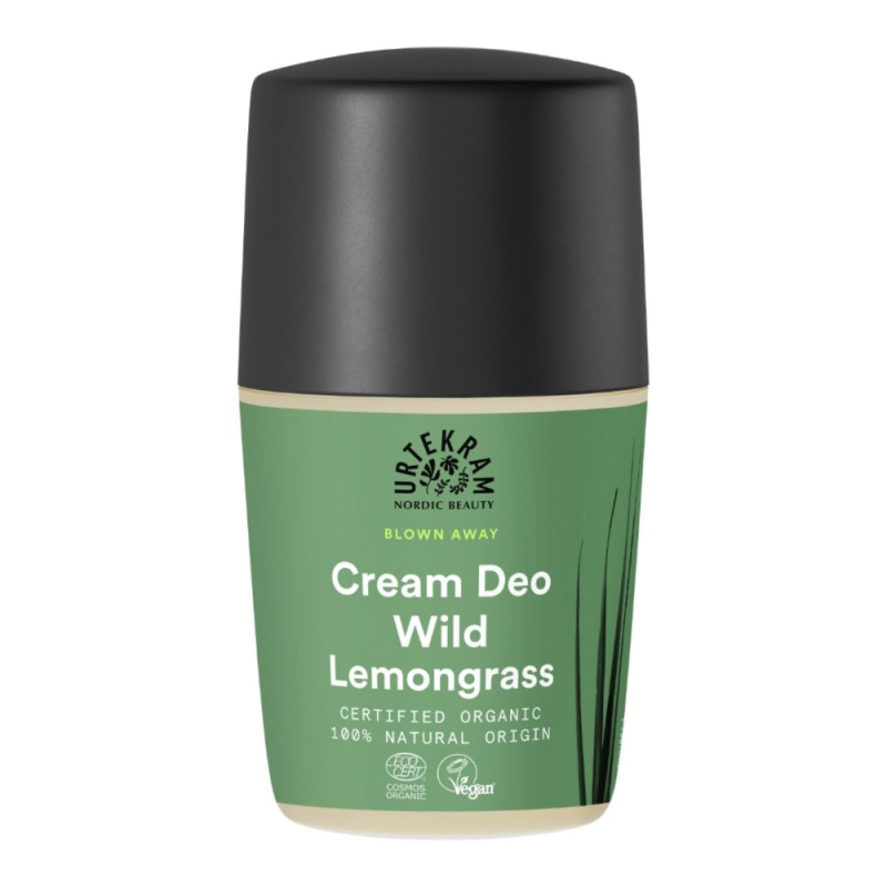 URTEKRAM Krémový deodorant roll-on s citronovou trávou BIO 50 ml