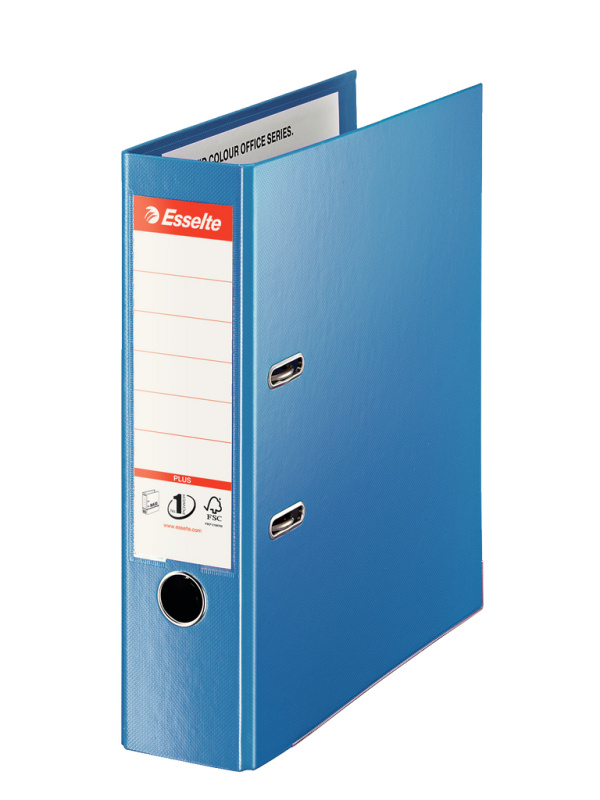 Pákový pořadač Esselte VIVIDA Maxi - A4+, plastový, hřbet 8 cm, modrý