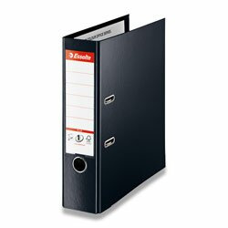 Pákový pořadač Esselte VIVIDA Maxi - A4+, plastový, hřbet 8 cm, černý