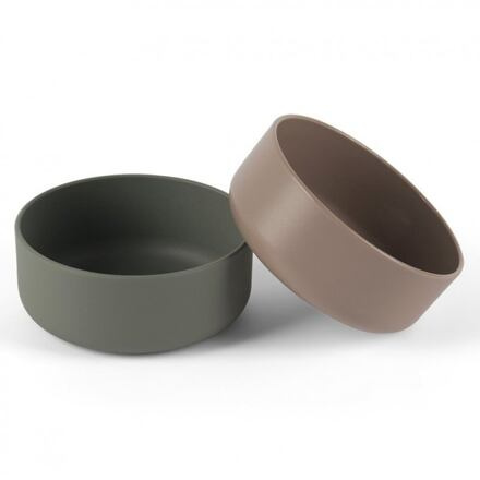 Dantoy Tiny Bio misky Olive/Mocca 2ks 0m+