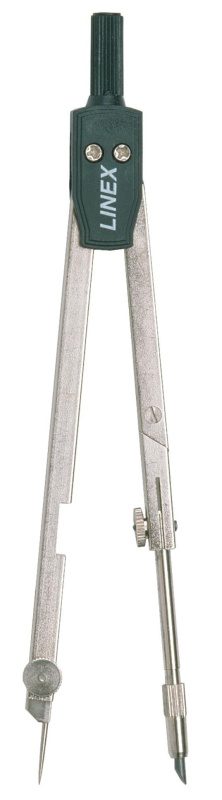 Kružítko Linex - kovové s kloubem, 140 mm