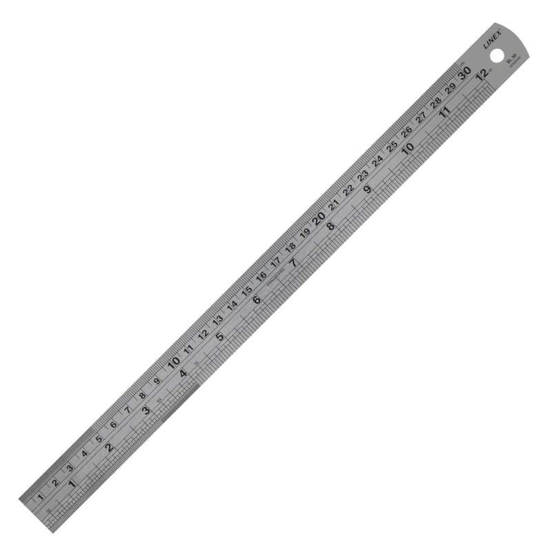 Ocelové pravítko na řezání Linex, 30 cm x 1,5 cm