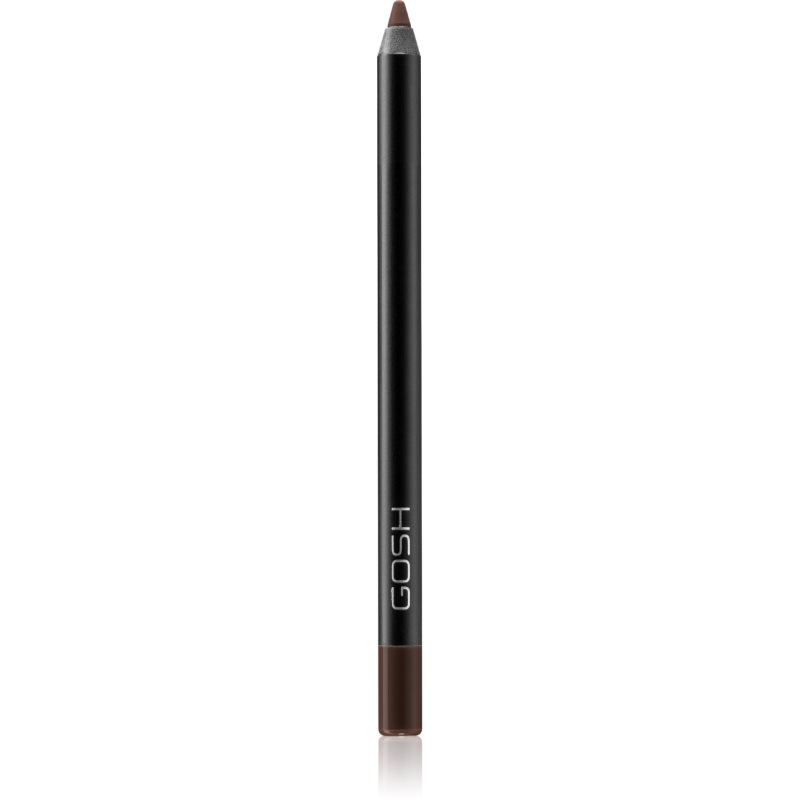Gosh Velvet Touch dlouhotrvající tužka na oči odstín Truly Brown 1.2 g
