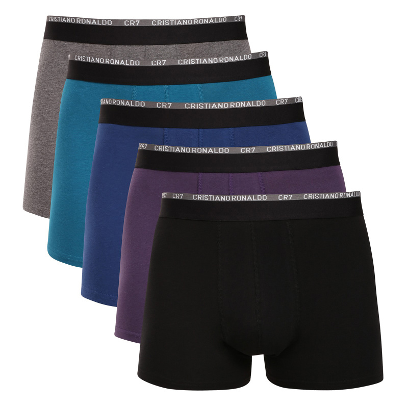 5PACK pánské boxerky CR7 vícebarevné (8125-49-2343) XXL, trenky / trenýrky