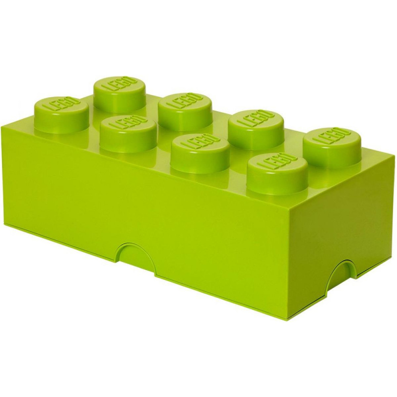 LEGO úložný box 8 - světle zelená
