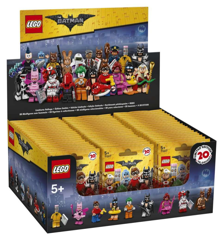 Lego® 71017 batman 1 originál box 60 minifigurek