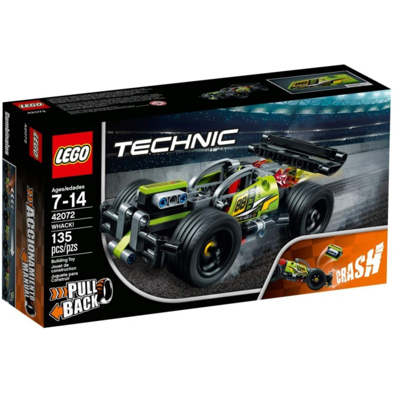 Lego® technic 42072 zelený závoďák