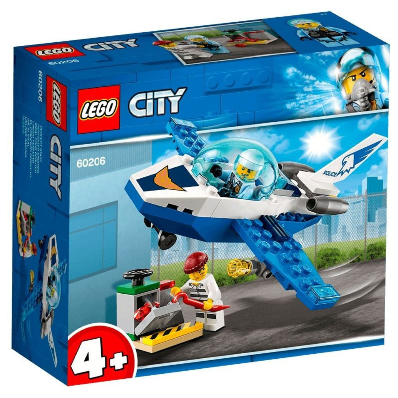 Lego® city 60206 hlídka letecké policie