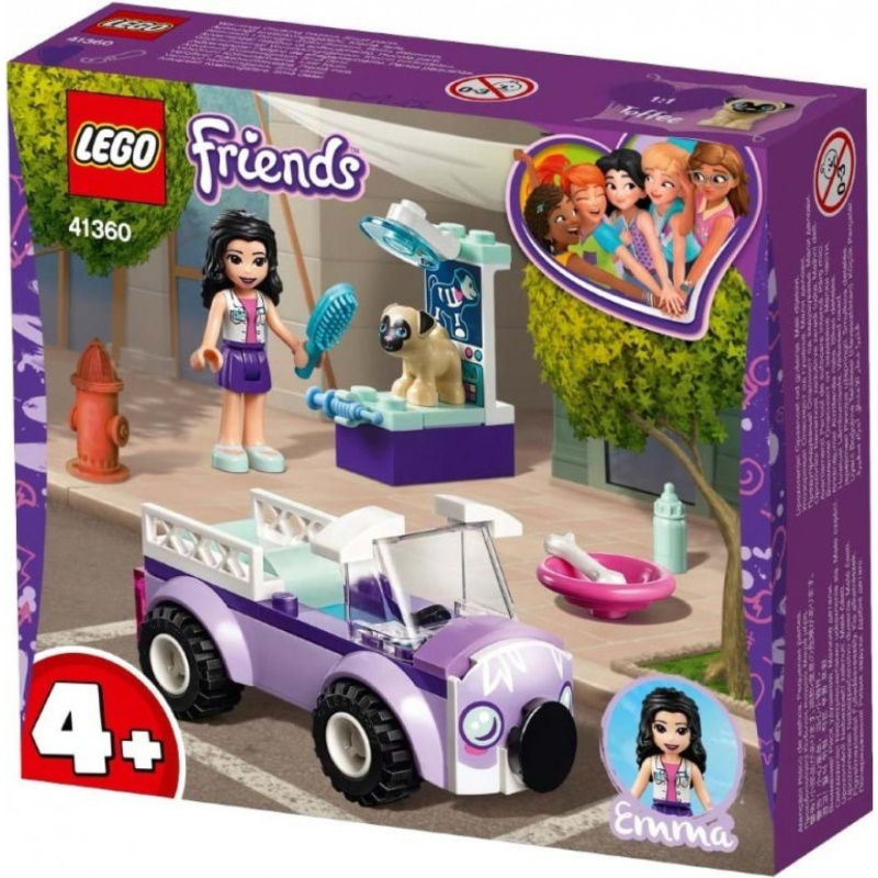 Lego® friends 41360 emma a mobilní veterinární klinika