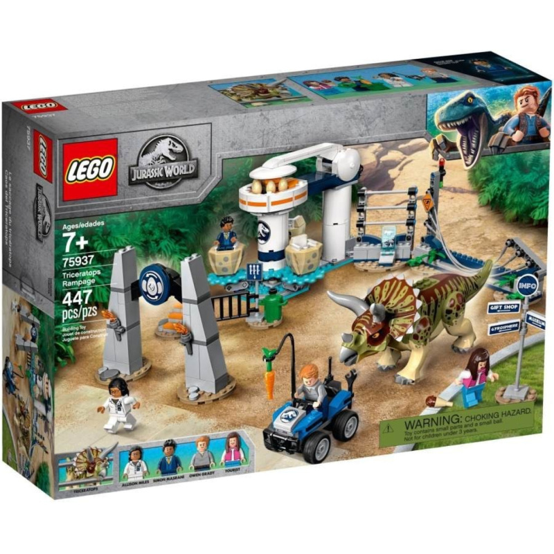 Lego® jurassic world 75937 triceratopsovo běsnění