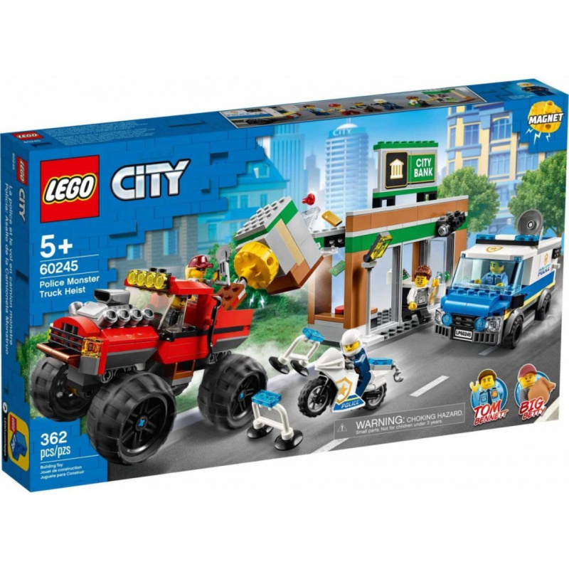 Lego® city 60245 loupež s monster truckem