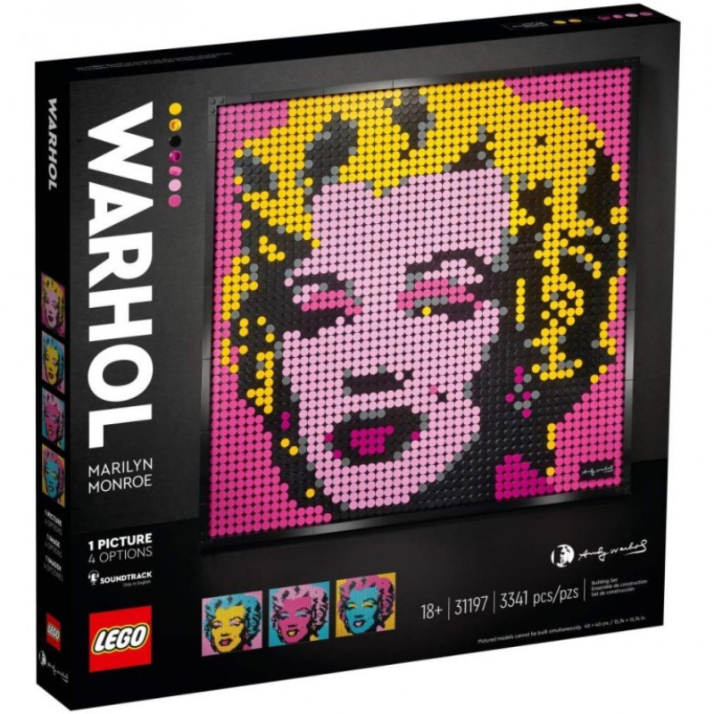 LEGO® Art 31197 Andy Warhol's Marilyn Monroe