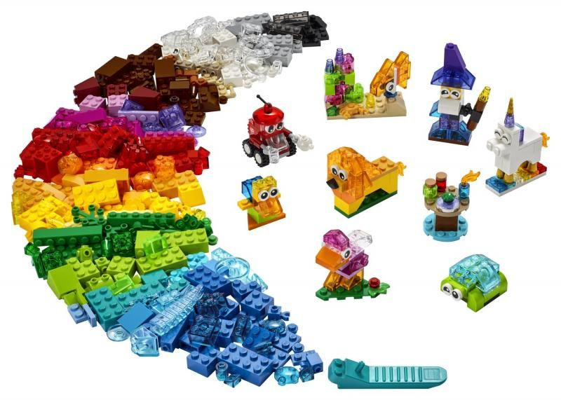 LEGO® Classic 11013 Průhledné kreativní kostky