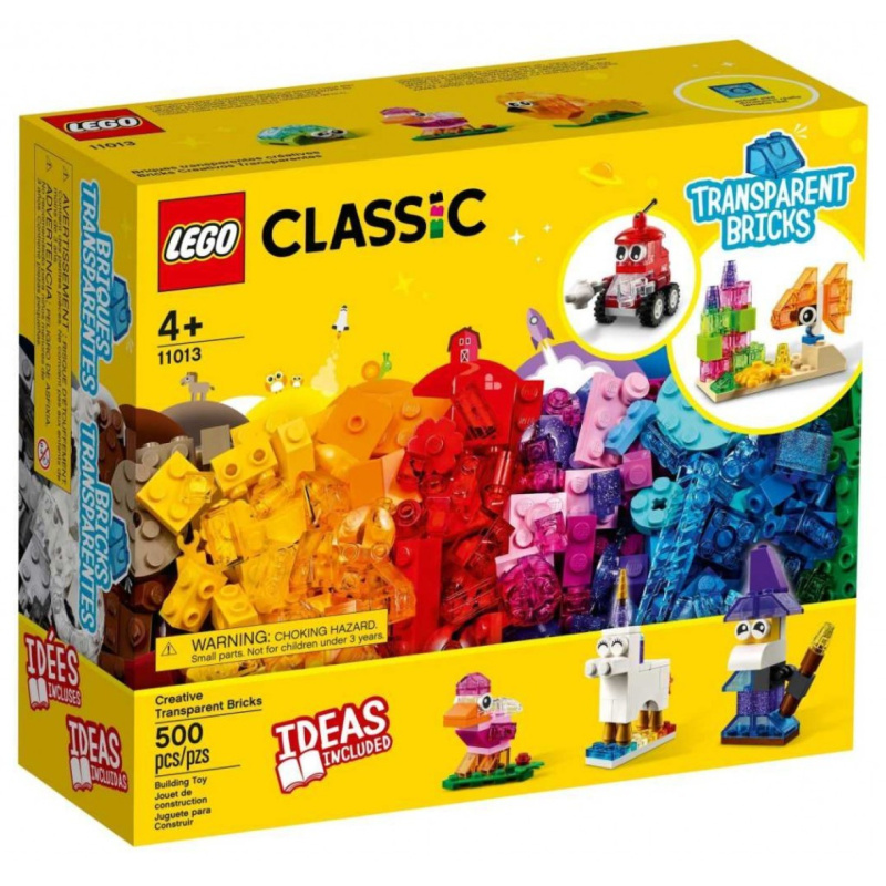 LEGO® Classic 11013 Průhledné kreativní kostky