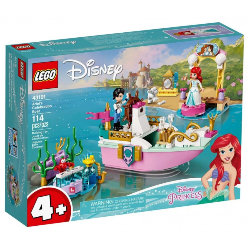 Lego® disney 43191 arielina slavnostní loď