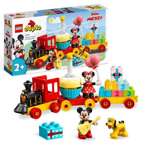 LEGO Disney Mickey and Friends 10941 Narozeninový vláček Mickeyho a Minnie
