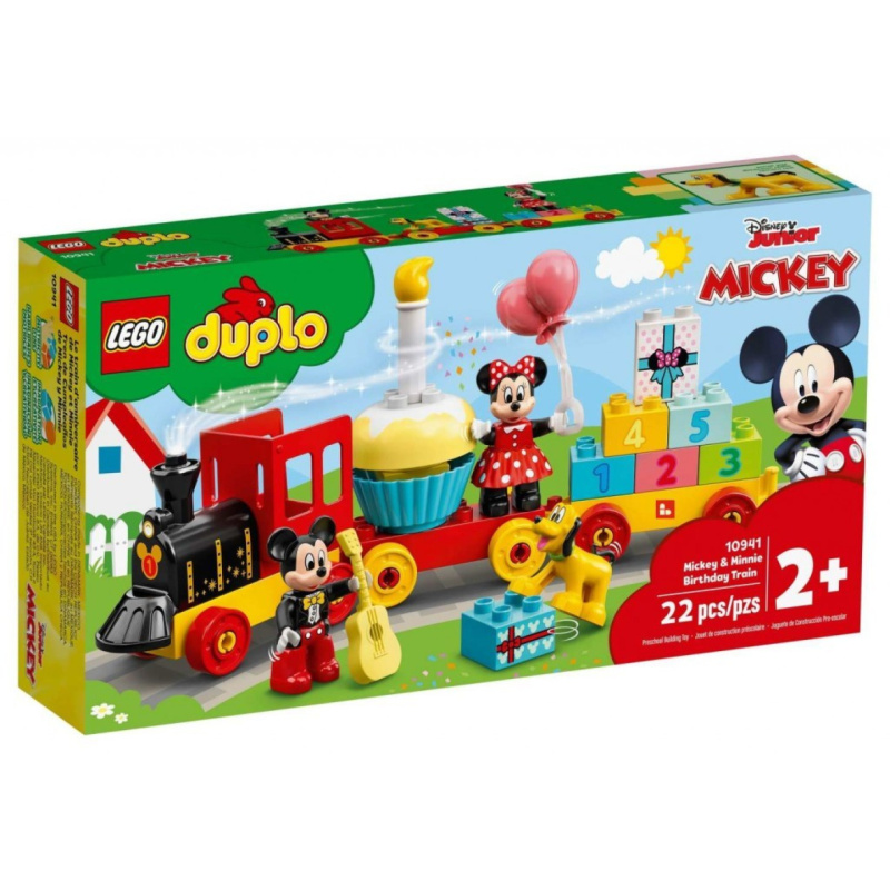 LEGO Disney Mickey and Friends 10941 Narozeninový vláček Mickeyho a Minnie