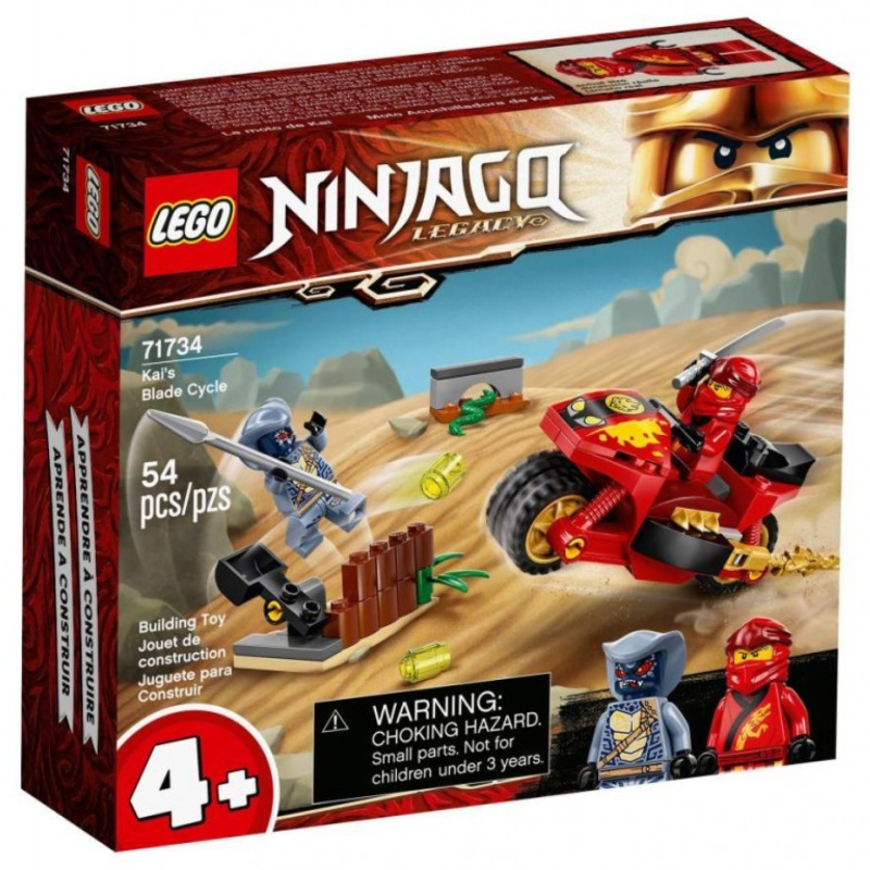 Lego® ninjago® 71734 kaiova motorka s čepelemi