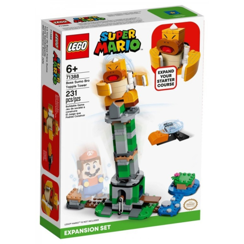 LEGO Super Mario 71388 Boss Sumo Bro a padající věž – rozšiřující set