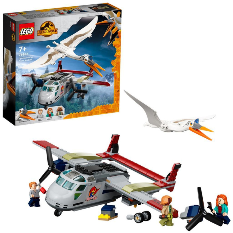 Lego® jurassic world 76947 quetzalcoatlus – přepadení letadla