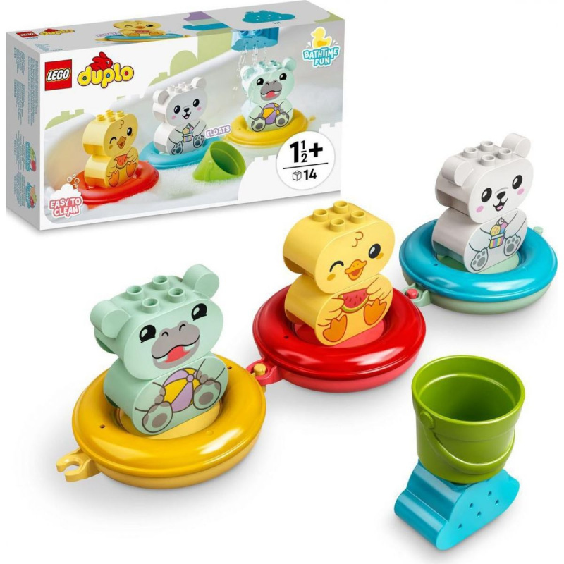 LEGO® DUPLO® 10965 Legrace ve vaně: Plovoucí vláček se zvířátky