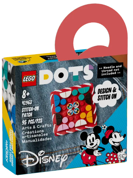 LEGO® DOTS™ 41963 Nášivka Myšák Mickey a Myška Minnie