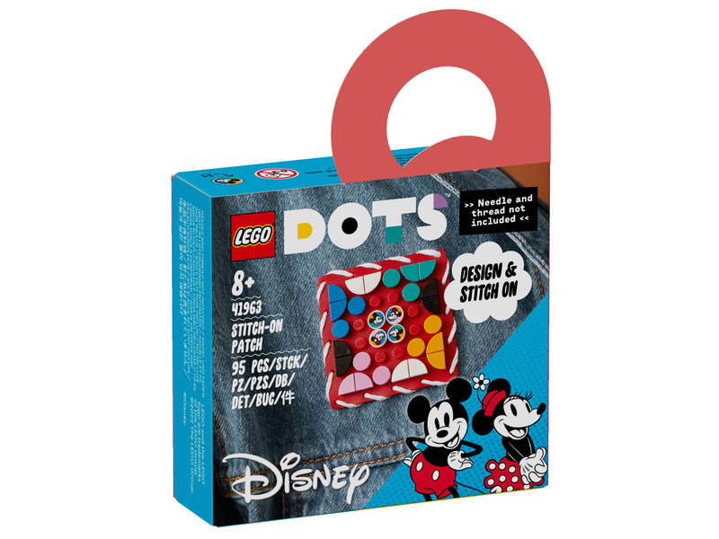 LEGO® DOTS™ 41963 Nášivka Myšák Mickey a Myška Minnie