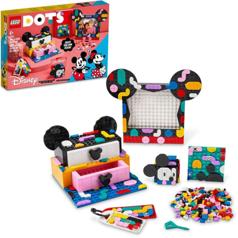 LEGO Dots 41964 Školní boxík Myšák Mickey a Myška Minnie