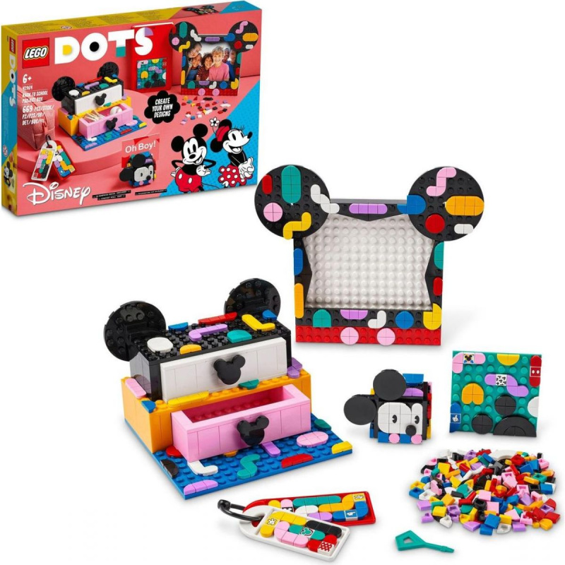 LEGO Dots 41964 Školní boxík Myšák Mickey a Myška Minnie