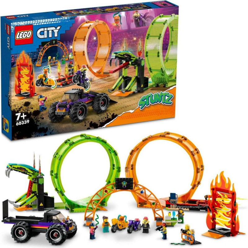 LEGO® City 60339 Kaskadérská dvojitá smyčka