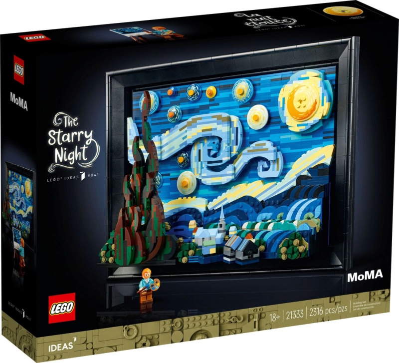 LEGO® Ideas 21333 Vincent van Gogh Hvězdná noc