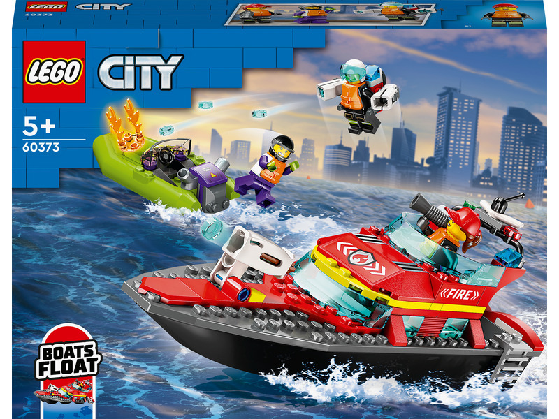 LEGO® City 60373 Hasičská záchranná loď a člun