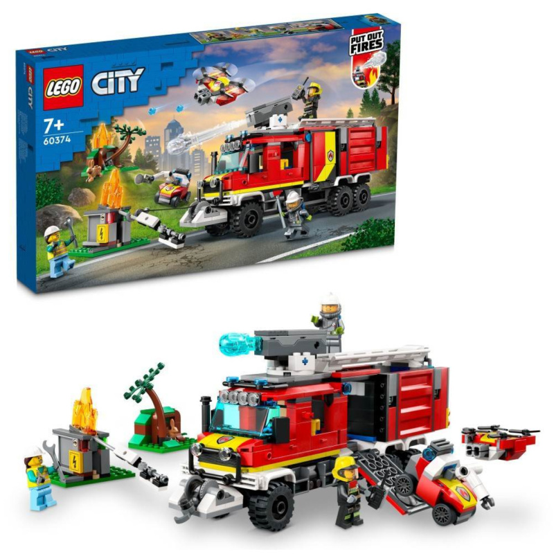 LEGO® City 60374 Velitelský vůz hasičů